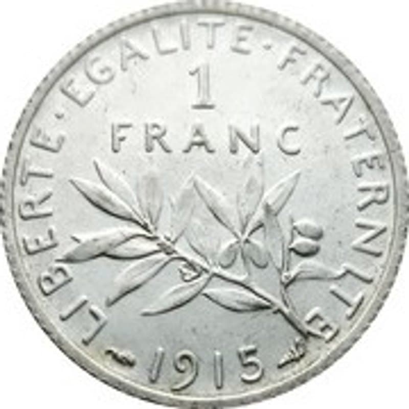 1 Franc Semeuse (1898-1920)