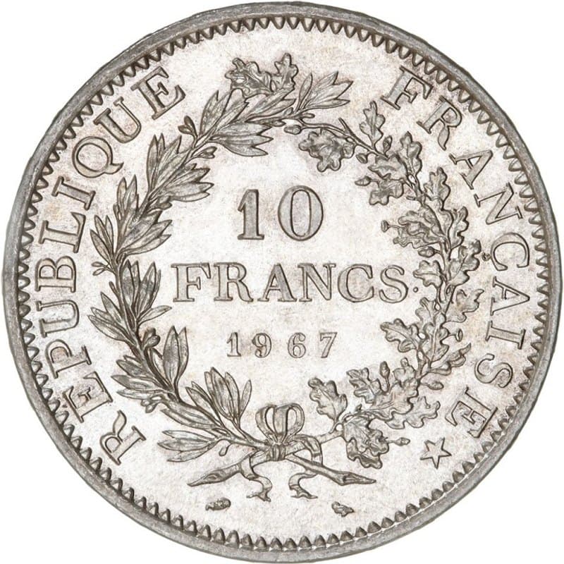 10 Francs Hercule (1964-1973)