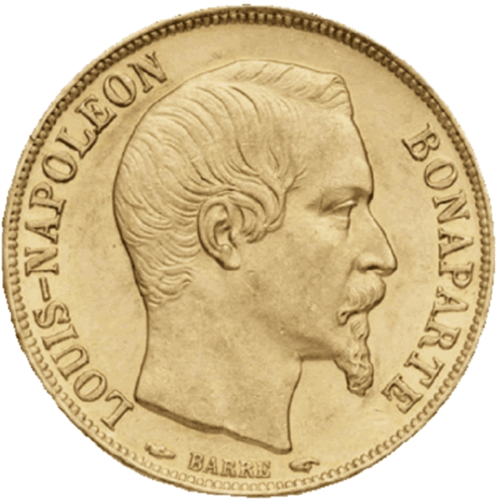 Pièce Napoléon en or