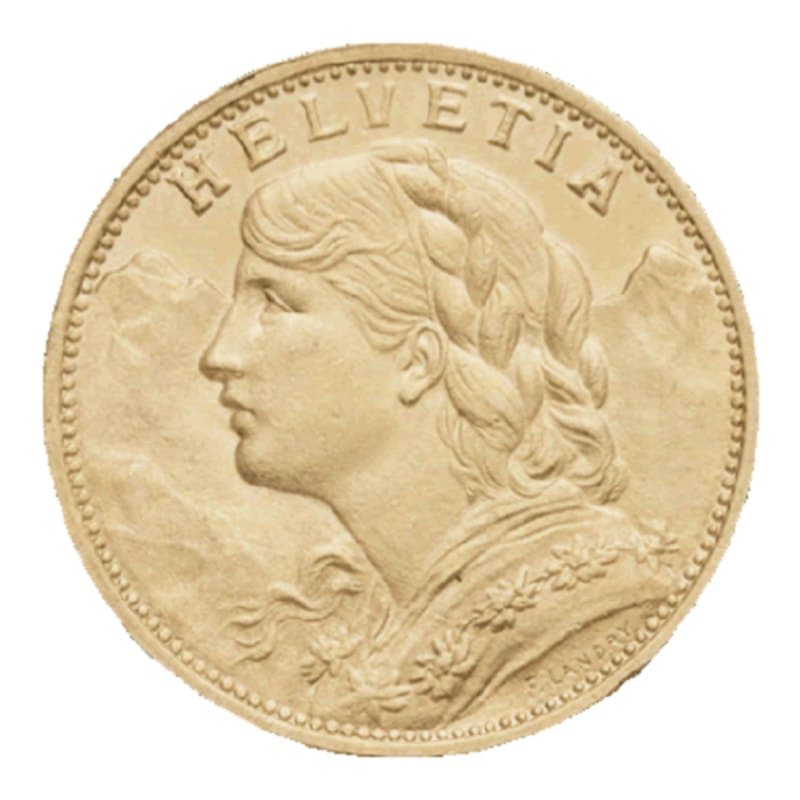 20 Francs Croix Suisse